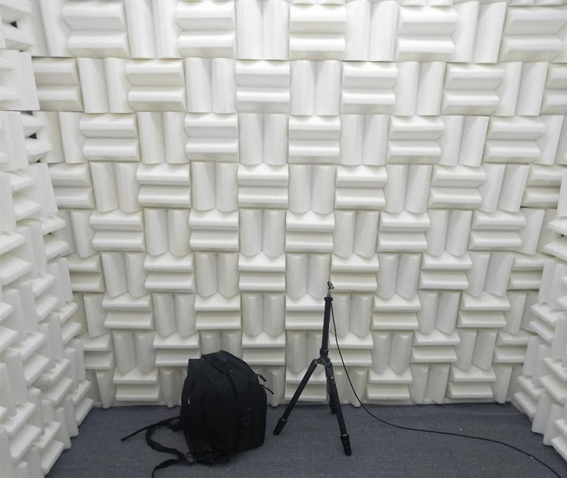 靜音室內(nèi)測試馬達(dá)噪聲，靜音室建造制作要求